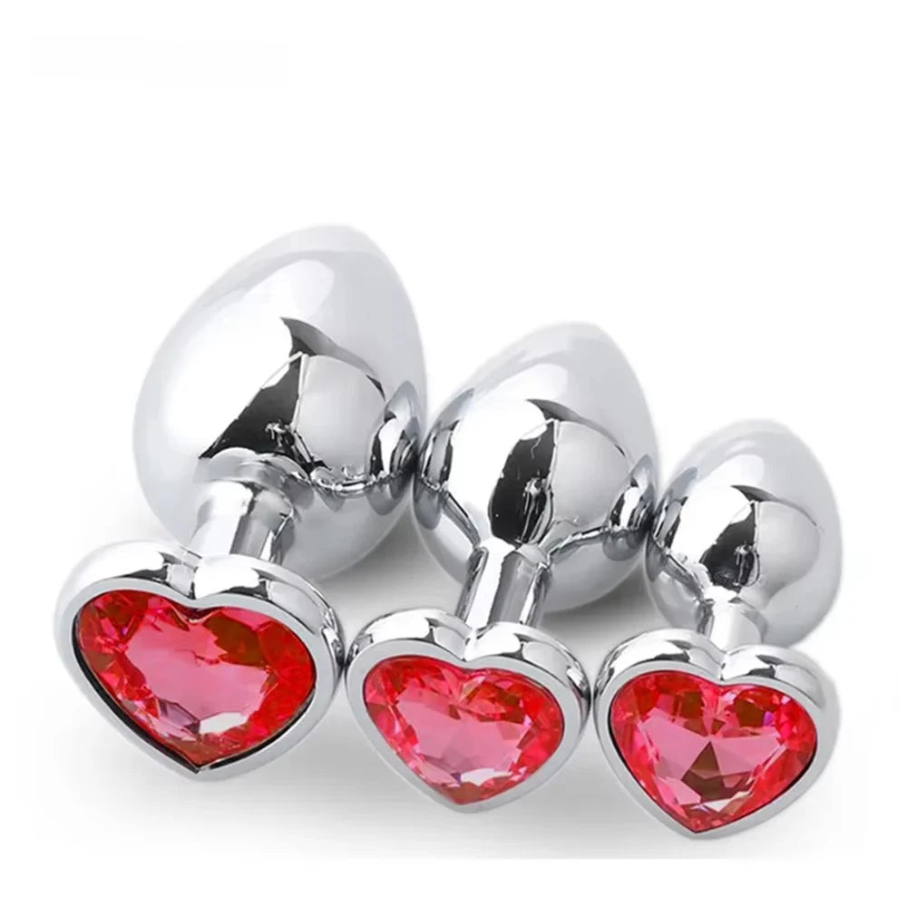 Lunéa Plug in acciaio con base a cuore