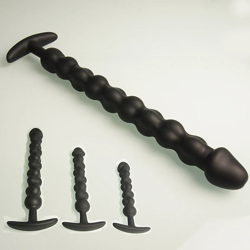 Lunéa Plug flessibile in silicone a sfere — Misure S/M/L
